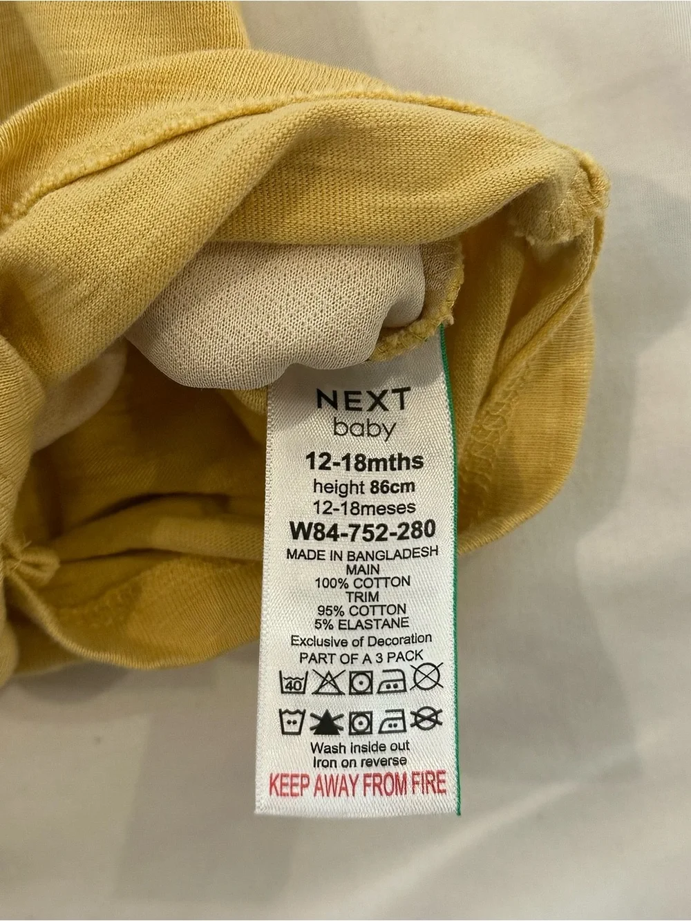 NEXT baby Short-Sleeve Rompers 3 Pack